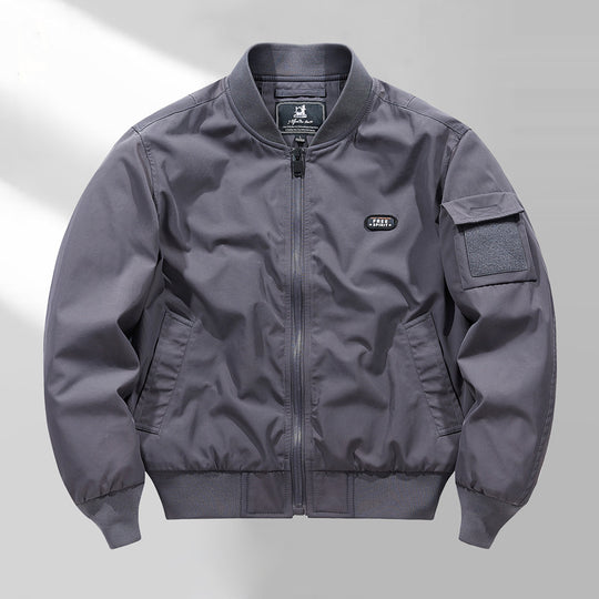 Herren leicht wattierte Bomberjacke im Utility-Look mit Ärmeltasche Nord Taschen