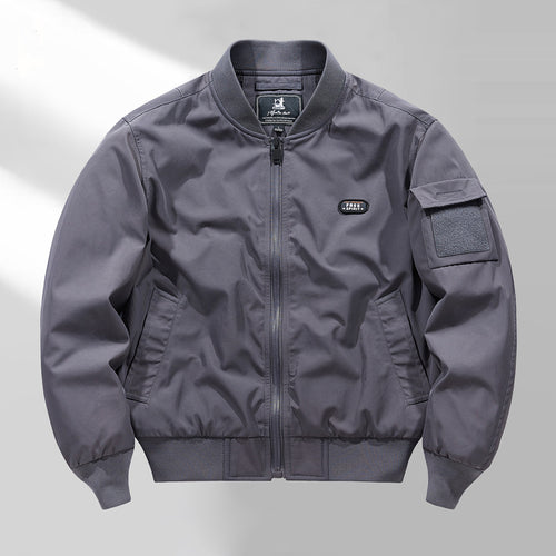 Herren leicht wattierte Bomberjacke im Utility-Look mit Ärmeltasche Nord Taschen