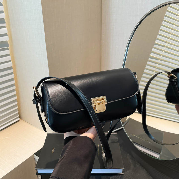 Damen elegante Umhängetasche mit schickem Verschluss Nord Taschen