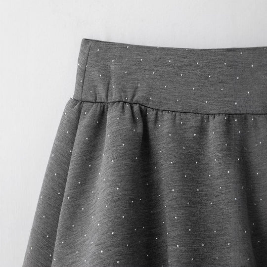 Damen Oversized Kapuzenjacke mit durchgehendem Reißverschluss, elastischem Saum und dezentem Punktmuster Nord Taschen