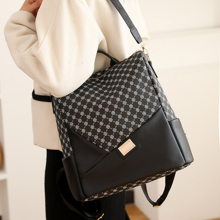 Damen modischer Rucksack mit elegantem Patchwork-Design Nord Taschen