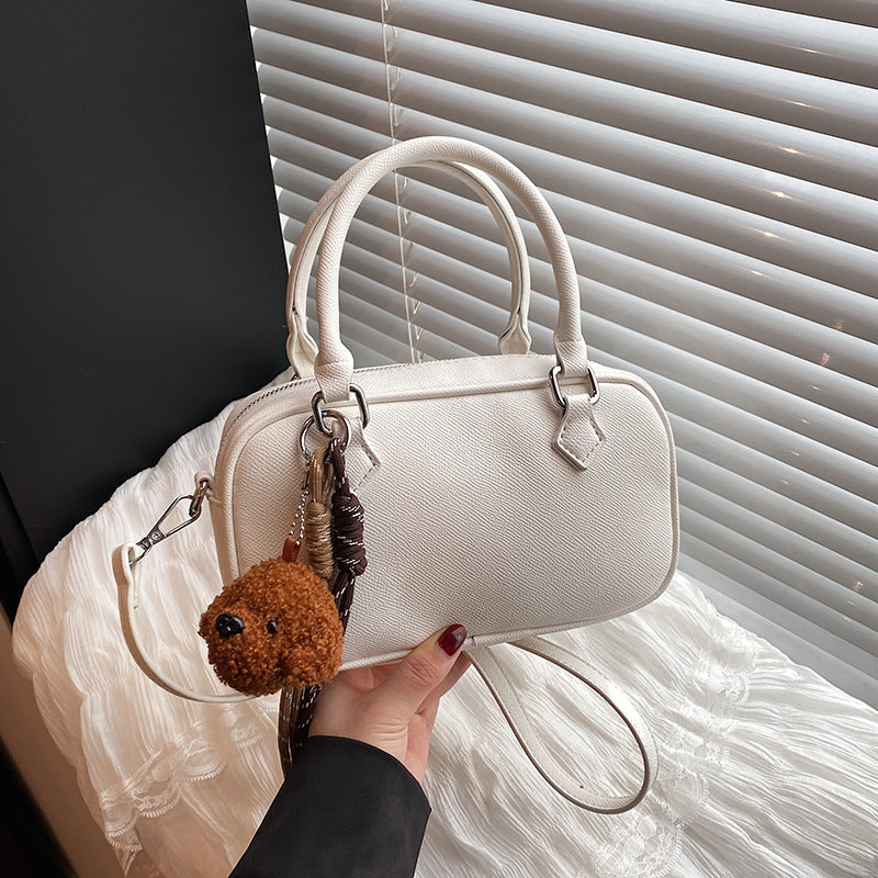 Damen modische Handtasche mit abnehmbarem Tieranhänger Nord Taschen