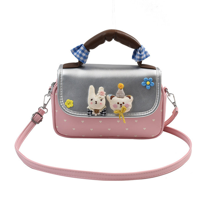 Damen Umhängetasche mit verspieltem Tiermotiv und praktischen Fächern Nord Taschen