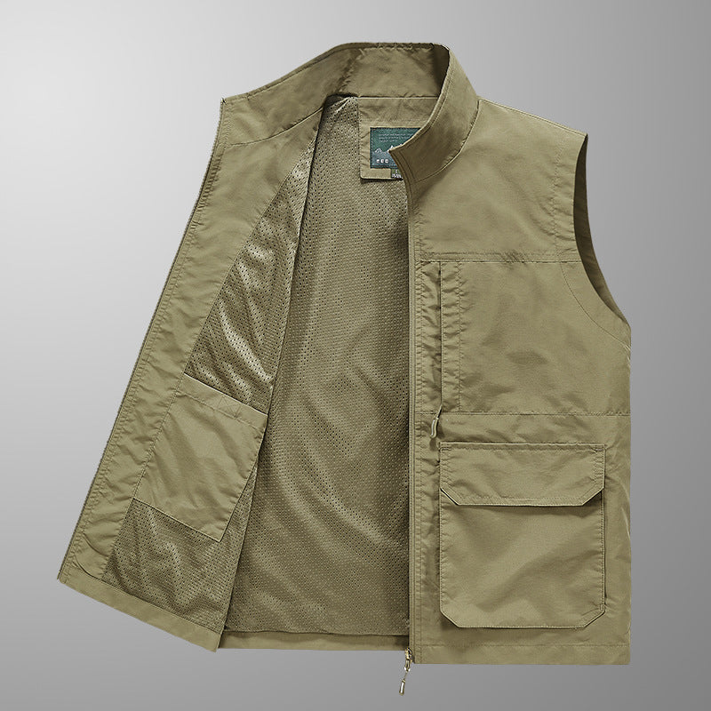 Herren Multifunktionale Outdoor-Weste Nord Taschen 1787797411