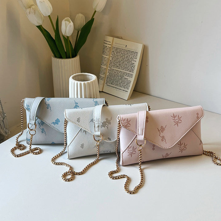 Damen elegante Clutch-Tasche mit floralem Design Nord Taschen