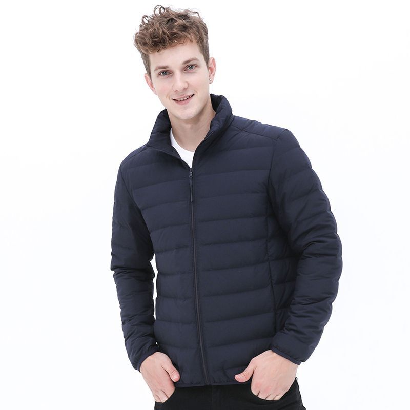 Herren leichte gesteppte Thermo-Steppjacke mit Stehkragen Nord Taschen