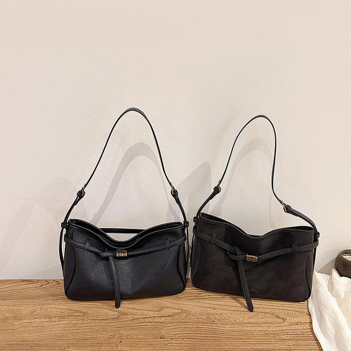 Damen elegante Schultertasche mit modischem Schnallenverschluss Nord Taschen
