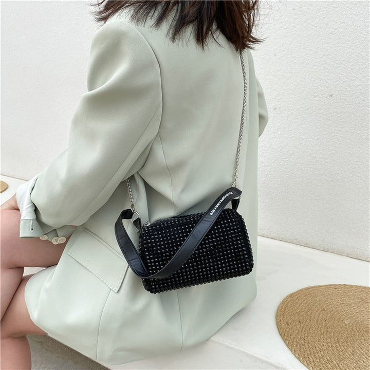 Damen glamouröse Abendtasche mit Strasssteinverzierungen Nord Taschen