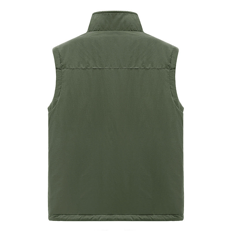 Herren Multifunktionale Fleece-Weste Nord Taschen