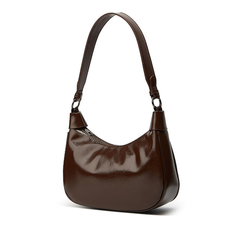 Damen Schultertasche mit elegantem Faltendesign und abnehmbarem Gürtel Nord Taschen