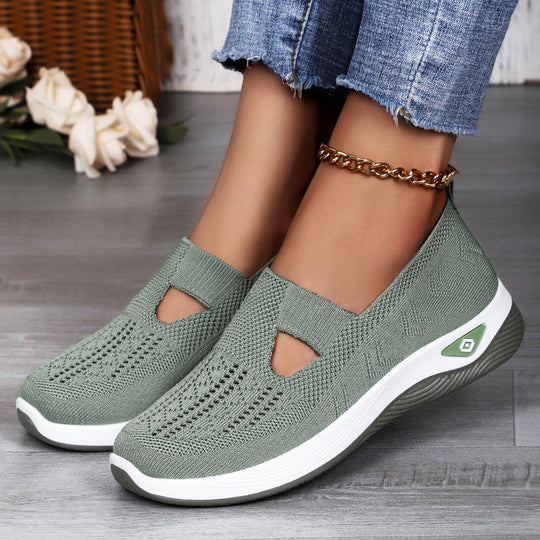 Damen Atmungsaktive Freizeit-Slipper mit elastischem Einschlupf und flexibler Sohle Nord Taschen