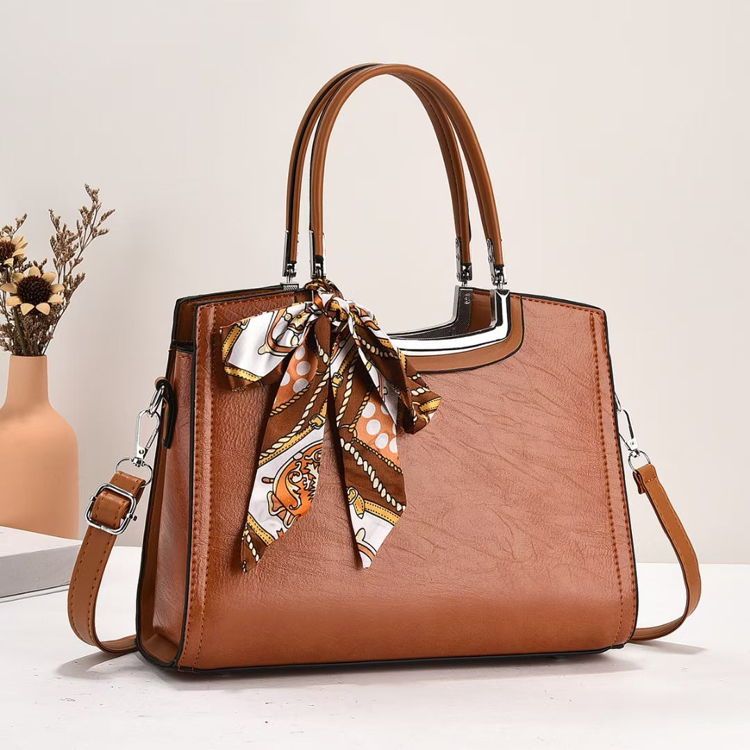 Damen Designer-Handtasche mit eleganter Zierde und abnehmbarem Schultergurt Nord Taschen