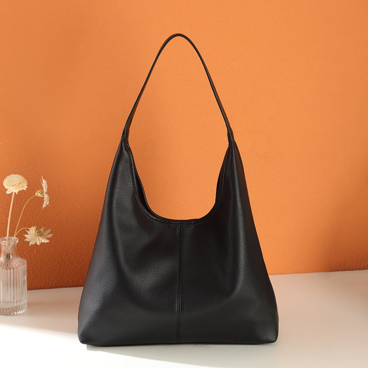 Damen großzügige Hobo-Tasche aus strukturiertem Kunstleder Nord Taschen