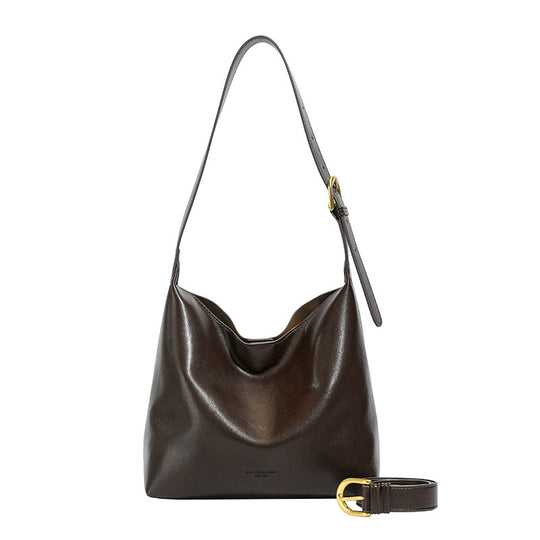Damen stilvolle Hobo-Tasche aus hochwertigem Leder Nord Taschen