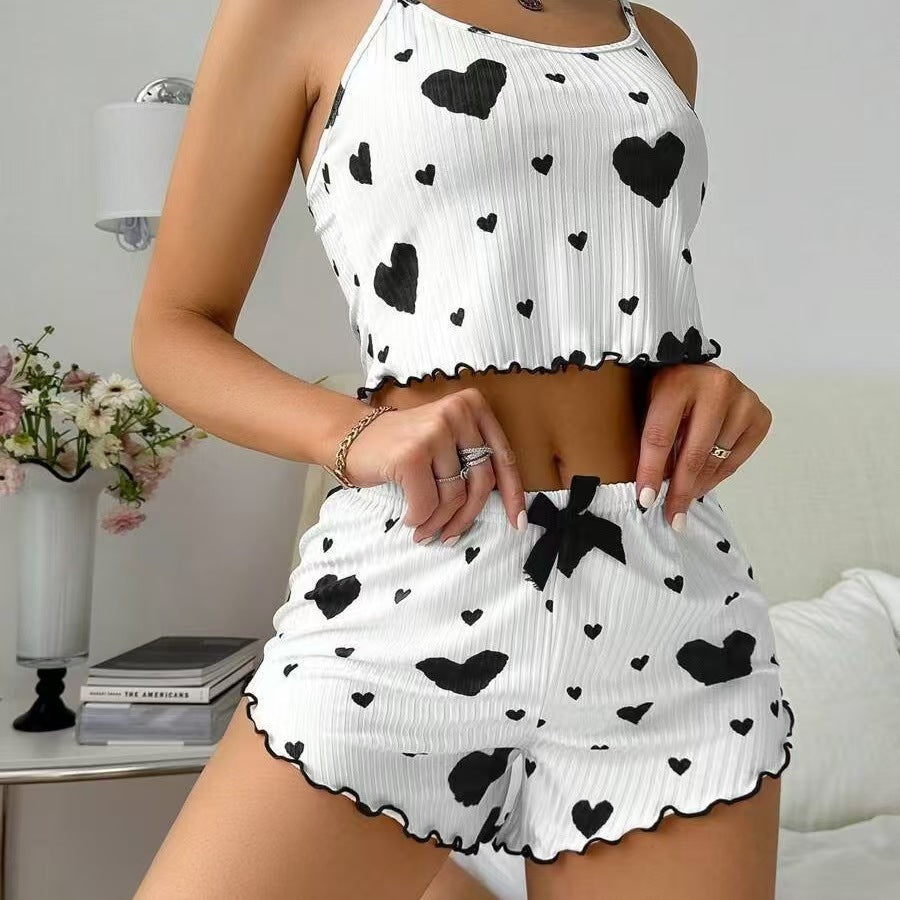 Bedrucktes Pyjama-Set