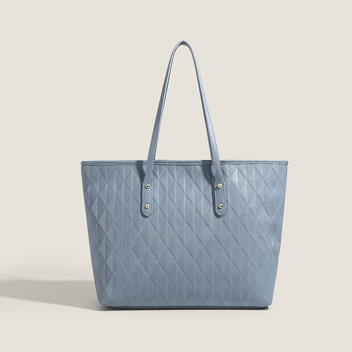 Damen tote Tasche mit elegantem Rautendesign und praktischen Innenfächern Nord Taschen