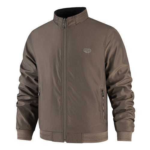 Herren Modische Übergangsjacke mit hohem Kragen und praktischen Seitentaschen Nord Taschen