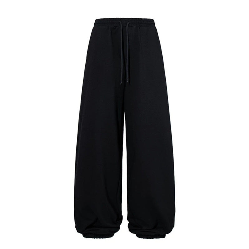 Damen Extraweite Palazzo-Sweathose mit hohem Komfortbund und Ballon-Saum Nord Taschen