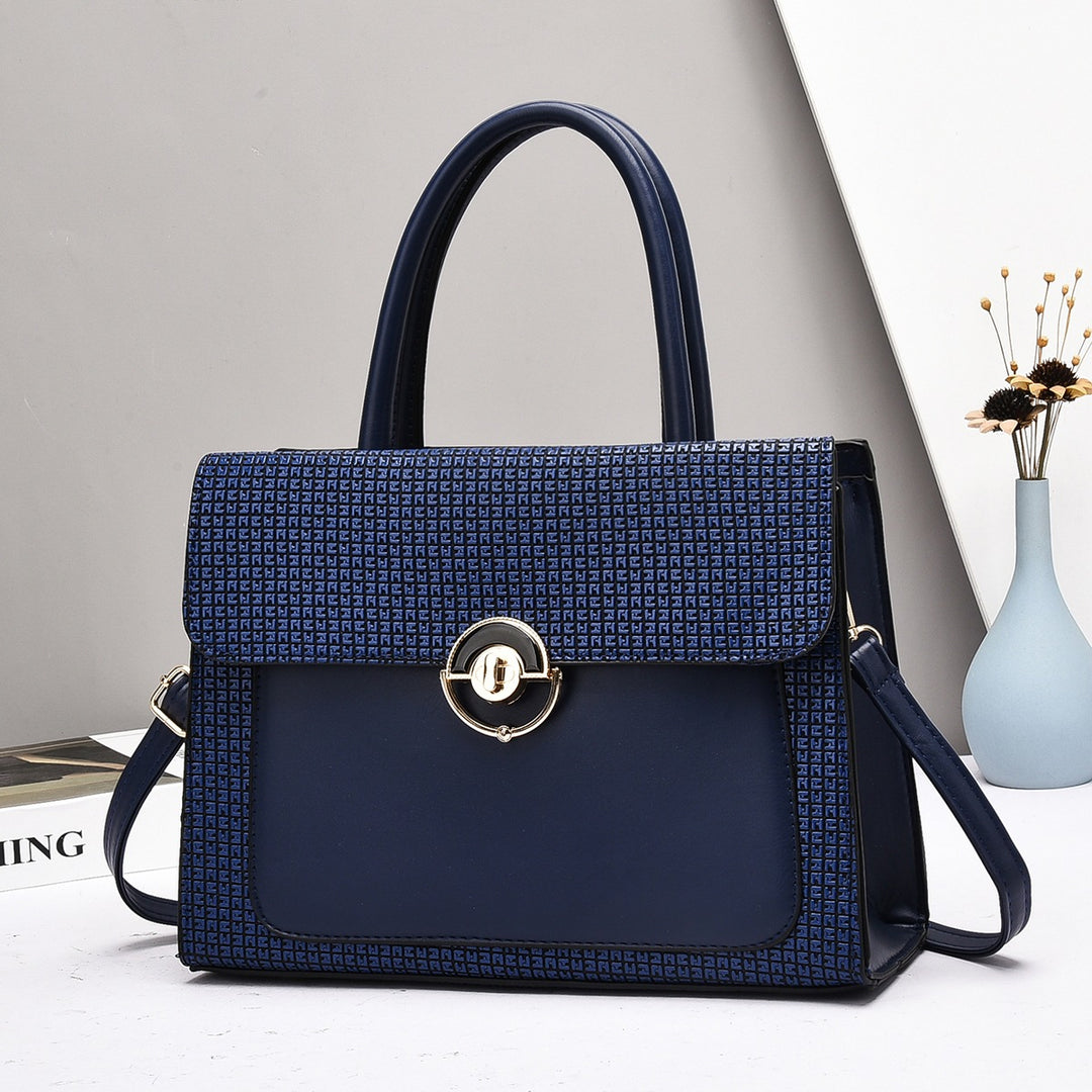 Damen elegante Henkeltasche mit strukturiertem Design und abnehmbarem Schulterriemen Nord Taschen