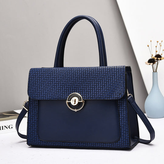 Damen elegante Henkeltasche mit strukturiertem Design und abnehmbarem Schulterriemen Nord Taschen