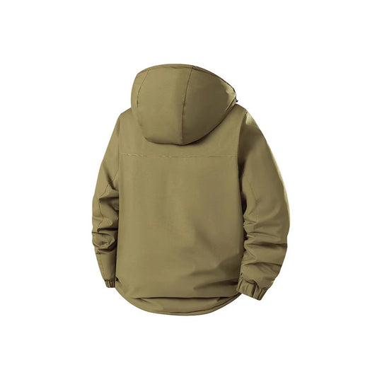 Herren Isolierter Urban-Parka mit Stehkragen und verdeckter Kapuze Nord Taschen