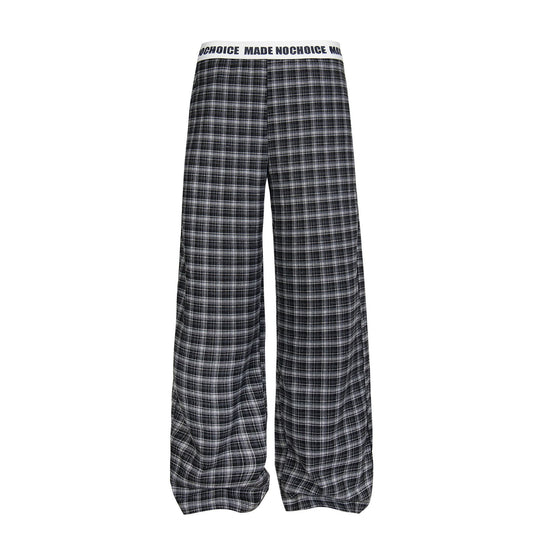 Damen Gemusterte Weitgeschnittene Freizeithose Nord Taschen