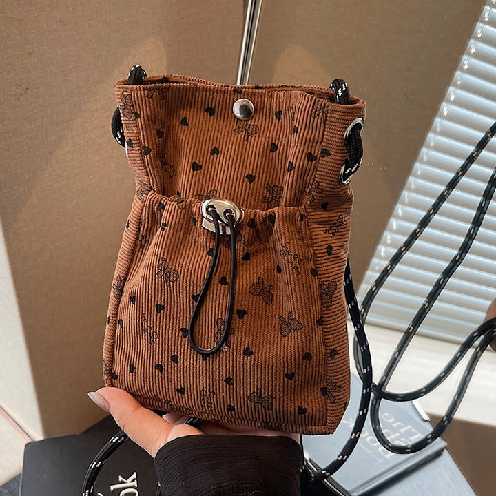 Damen Mini-Crossbody Tasche mit floralem Muster Nord Taschen