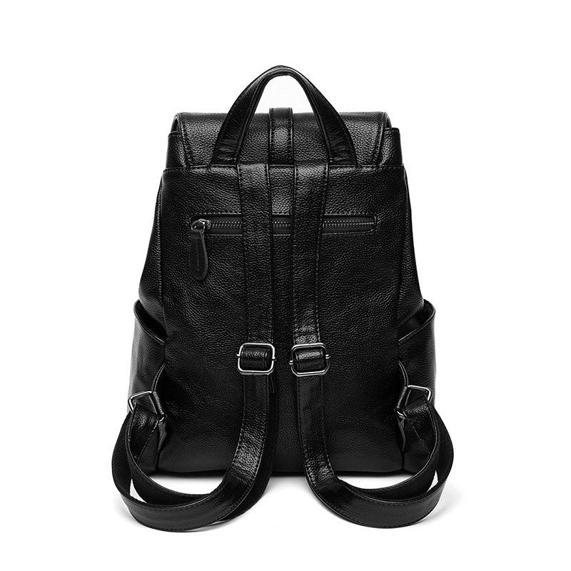 Damen Rucksack mit elegantem Klappenverschluss und praktischen Fächern Nord Taschen