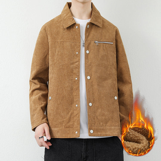 Herren Cordjacke Nord Taschen