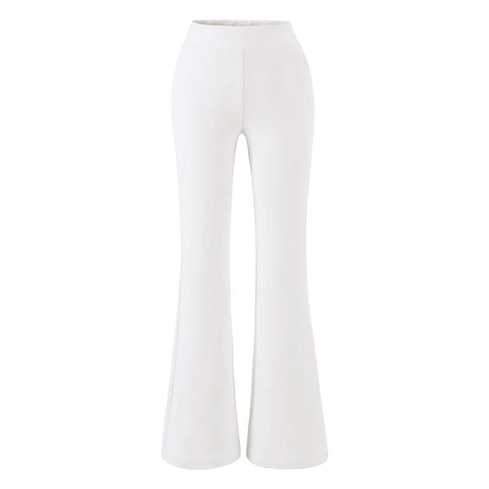 Damen hochtaillierte Stretch‑Schlaghose mit weitem Bootcut‑Schnitt Nord Taschen