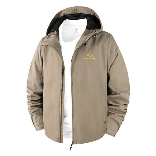 Herren Technische Outdoorjacke mit verstellbarem Kapuzendesign Nord Taschen