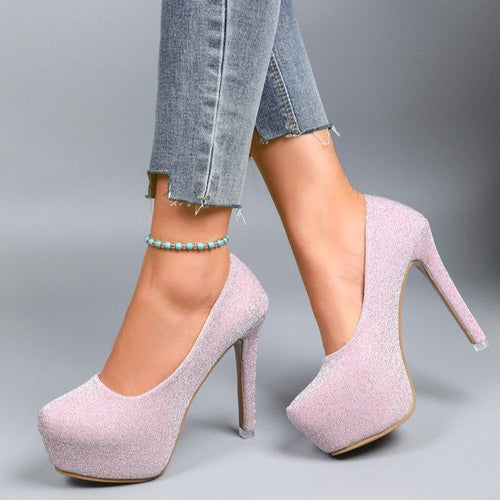 Damen Glitzernde High Heels