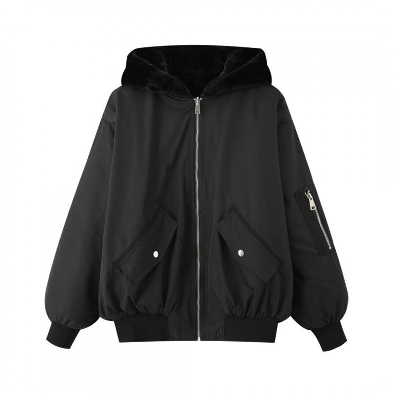 Wendbare Oversize Winterjacke