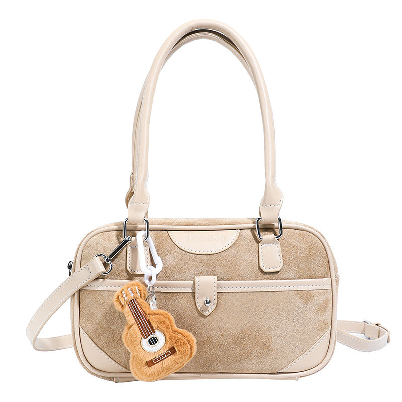 Damen modische Handtasche mit süßem Gitarrenanhänger Nord Taschen