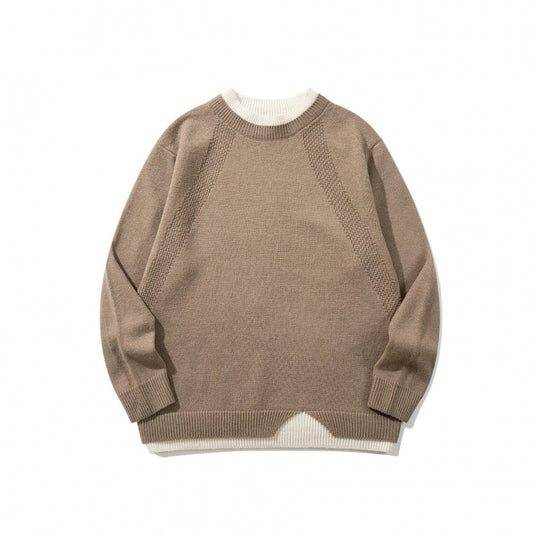 Unisex Feinstrickpullover mit Raglannaht und dreieckigem Saumbesatz Nord Taschen