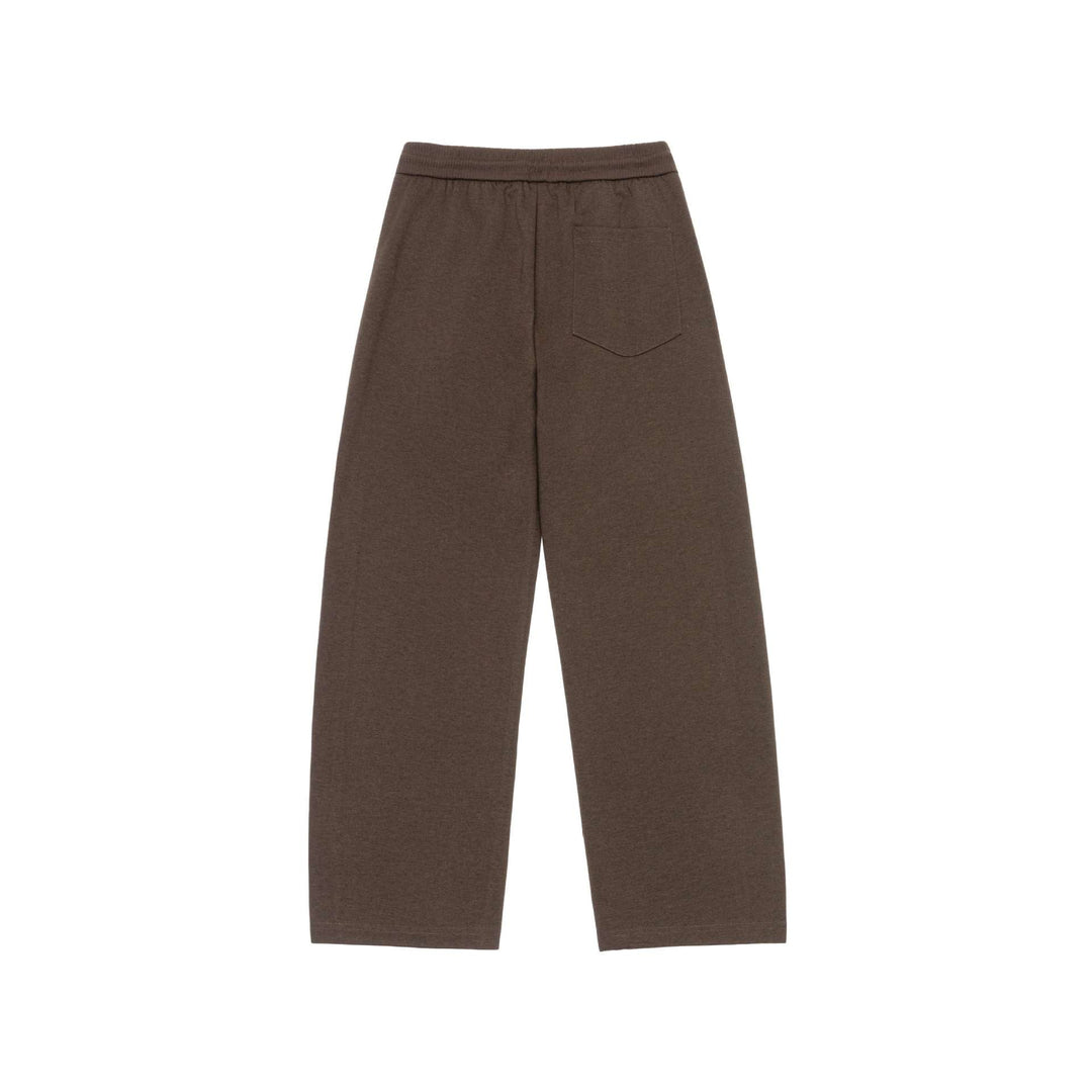 Damen Weite Cropped-Sweathose mit elastischem Bund und Abgesteppter Mittelnaht Nord Taschen