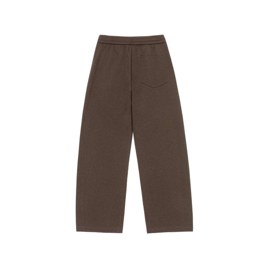 Damen Weite Cropped-Sweathose mit elastischem Bund und Abgesteppter Mittelnaht Nord Taschen