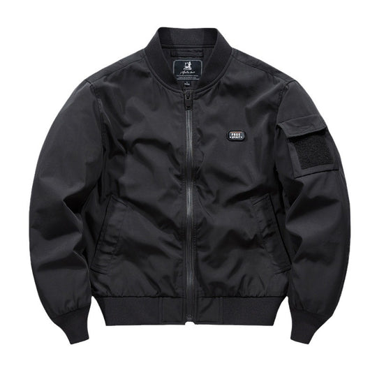 Herren leicht wattierte Bomberjacke im Utility-Look mit Ärmeltasche Nord Taschen