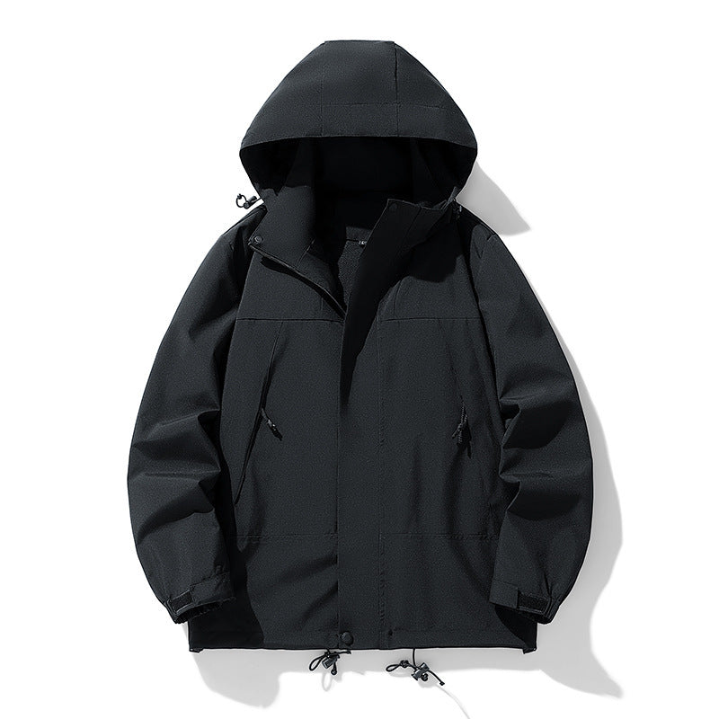 Herren Wetterfeste Outdoor-Jacke Nord Taschen