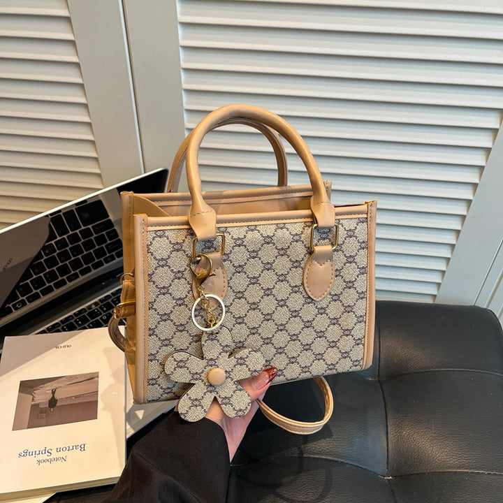 Damen elegante Handtasche im modischen Blumenmuster Nord Taschen