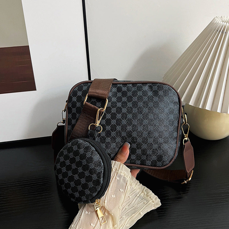 Damen elegante Umhängetasche mit herausnehmbarem Kosmetiktäschchen Nord Taschen