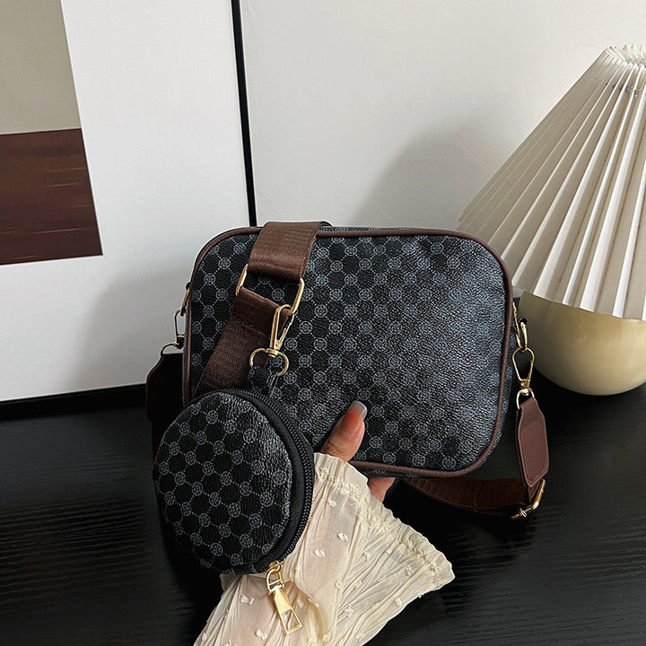 Damen elegante Umhängetasche mit herausnehmbarem Kosmetiktäschchen Nord Taschen