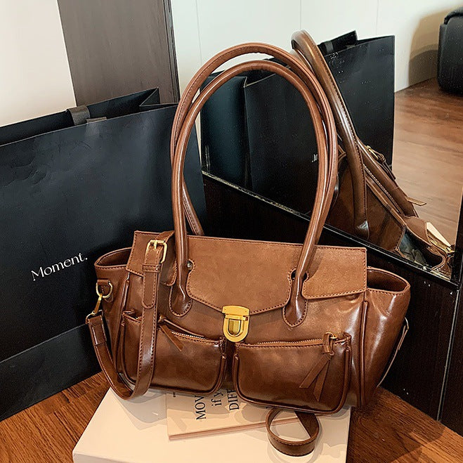 Damen Leder Handtasche Nord Taschen