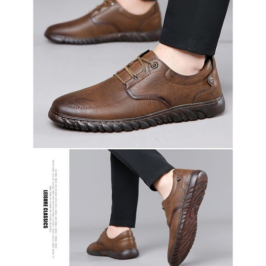 Herren Elegante Ledersneaker Nord Taschen