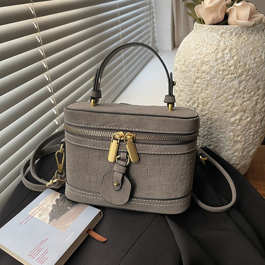 Damen Handtasche mit elegantem Croco-Design und abnehmbarem Schulterriemen Nord Taschen