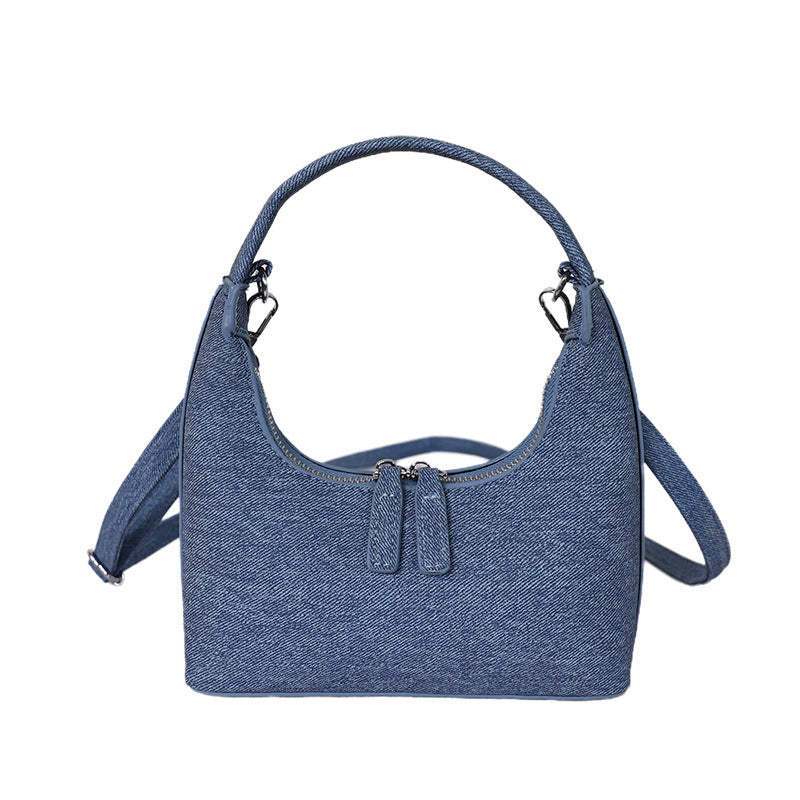 Damen Beuteltasche aus strapazierfähigem Denim mit vielseitigen Trageoptionen Nord Taschen