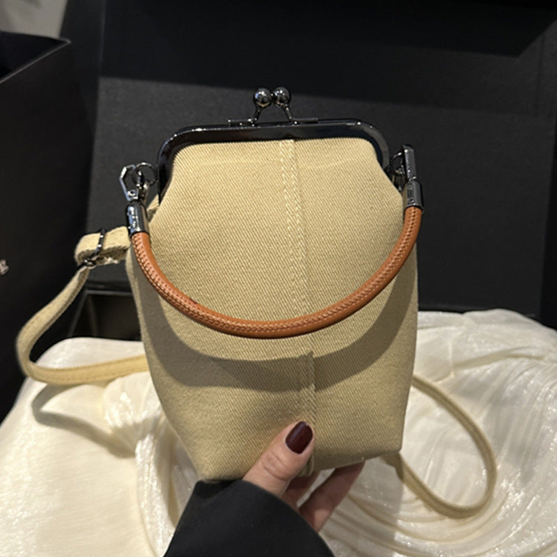 Damen Designer Handtasche im minimalistischen Denim-Stil Nord Taschen