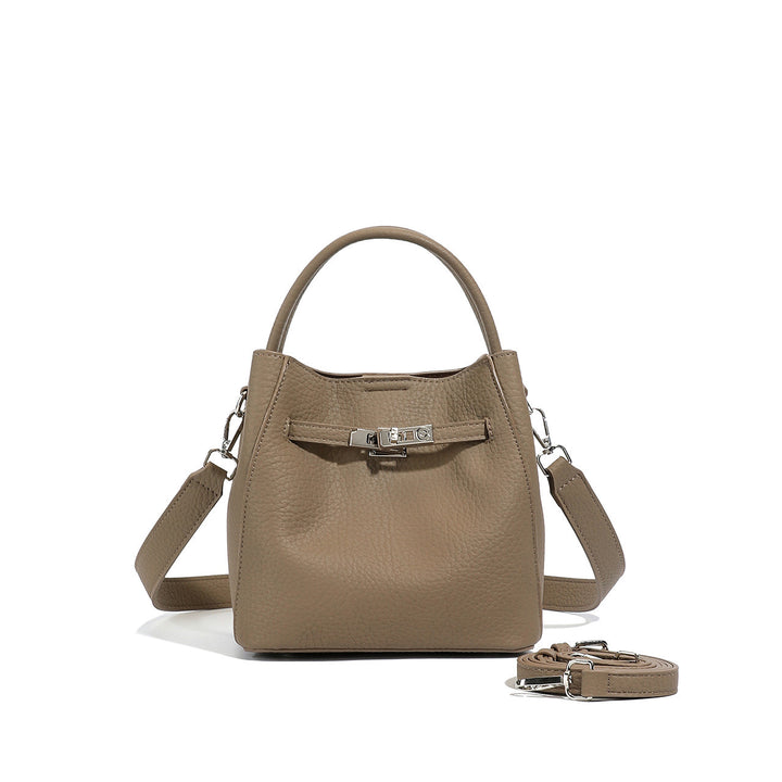 Damen strukturiertes Leder Shopper Nord Taschen