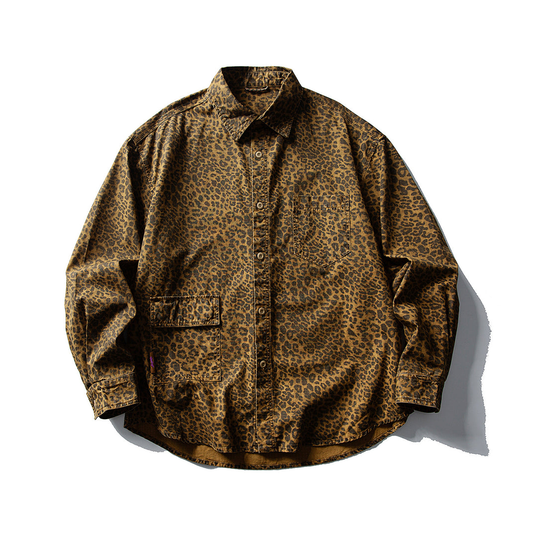 Herren Utility-Overshirt aus robustem Baumwoll-Canvas mit Brust- und Klappentasche Nord Taschen