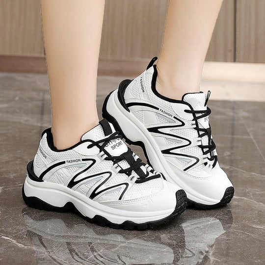 Damen Sportliche Wanderschuhe mit atmungsaktiver Mesh-Oberfläche und rutschfester Laufsohle Nord Taschen